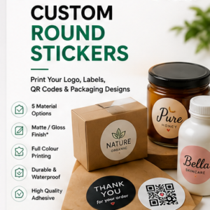 Custom Round Sticker hero image