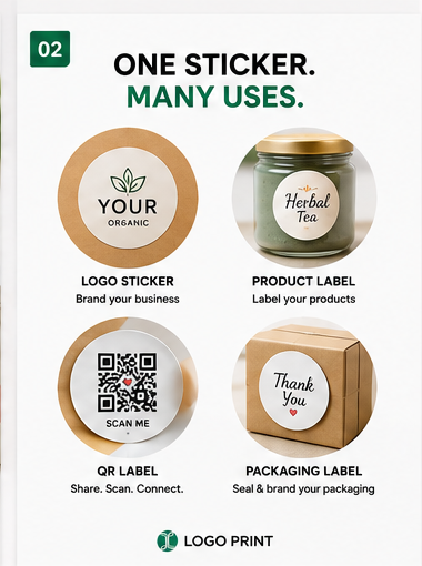 Custom Round Sticker- sticker uses