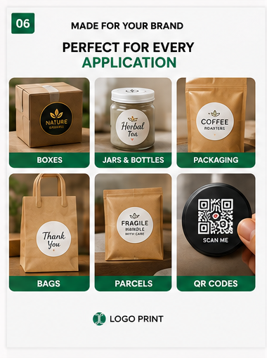 Custom Round Sticker Applications