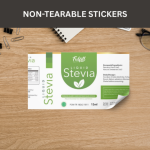 Non terable Sticker